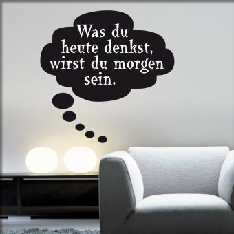 Tafelfolie Gedanken 