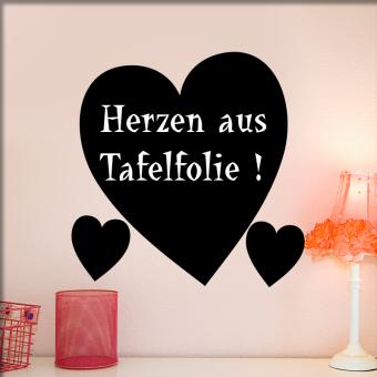 Tafelfolien Herzen 