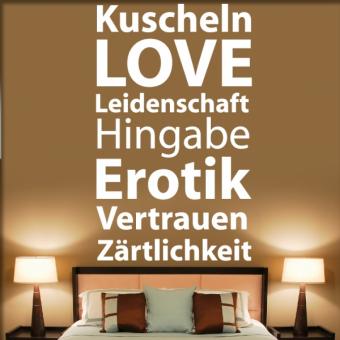 Schlafzimmer Worte 