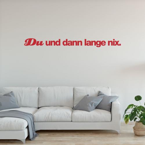 Du und dann lange nix 