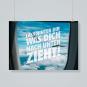 Lass hinter dir was dich nach unten zieht DIN A3 | ohne Rahmen